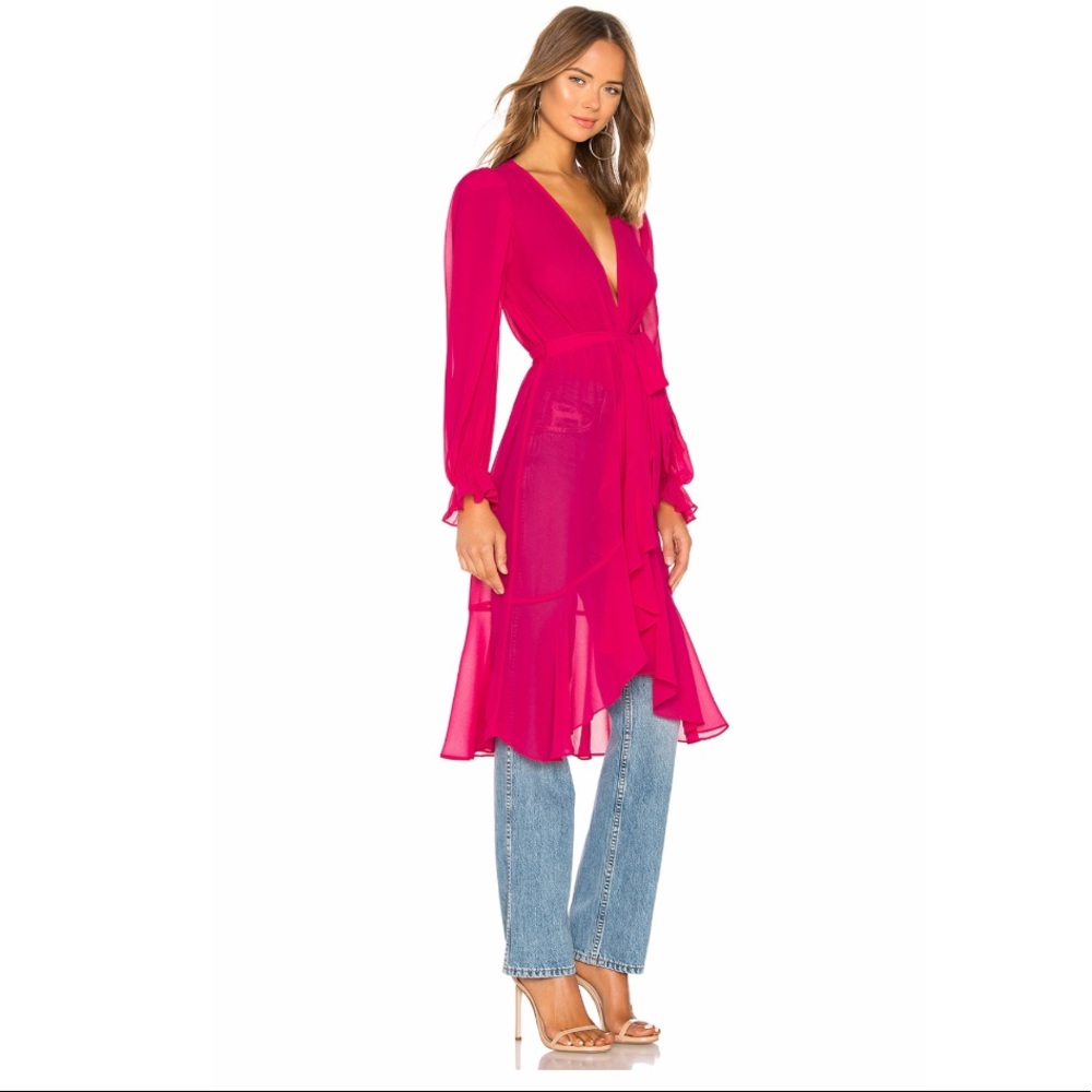 LPA Ruffle Duster Kimono Robe - Picture 2 of 3